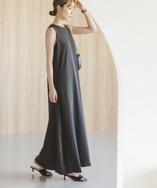 Drawer ノースリーブワンピース グレー 38 Cher - DRESSLAVE / ドレスレイブ ◇ノースリーブワンピース