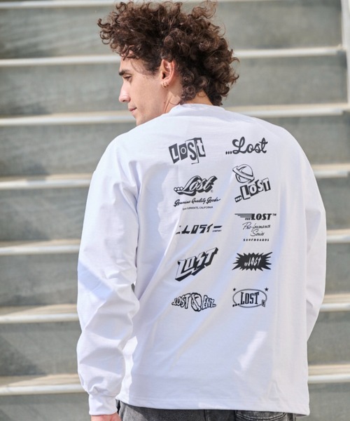 LOST（ロスト） tシャツ ムラサキスポーツ限定「lost/ロスト」LOGOS
