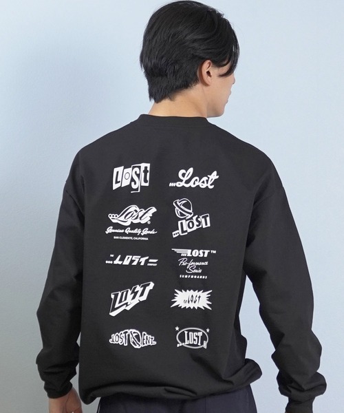 LOST（ロスト） tシャツ ムラサキスポーツ限定「lost/ロスト」LOGOS