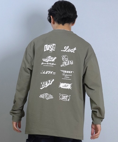 LOST（ロスト） tシャツ ムラサキスポーツ限定「lost/ロスト」LOGOS