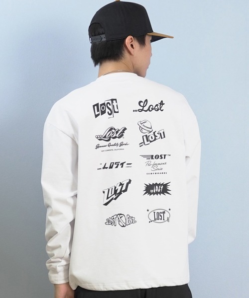 LOST（ロスト） tシャツ ムラサキスポーツ限定「lost/ロスト」LOGOS