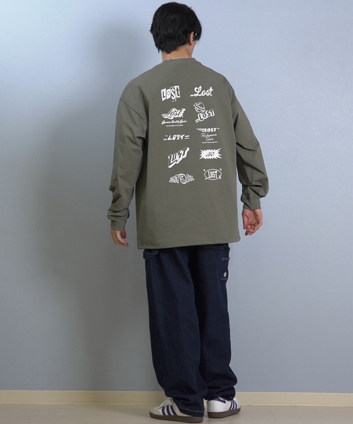 LOST（ロスト） tシャツ ムラサキスポーツ限定「lost/ロスト」LOGOS