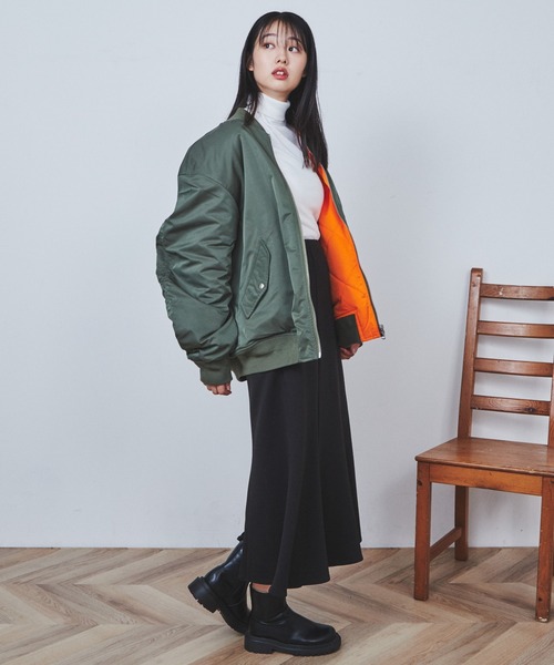 「WEGO」 ジップアップブルゾン LARGE グレー メンズ_画像6