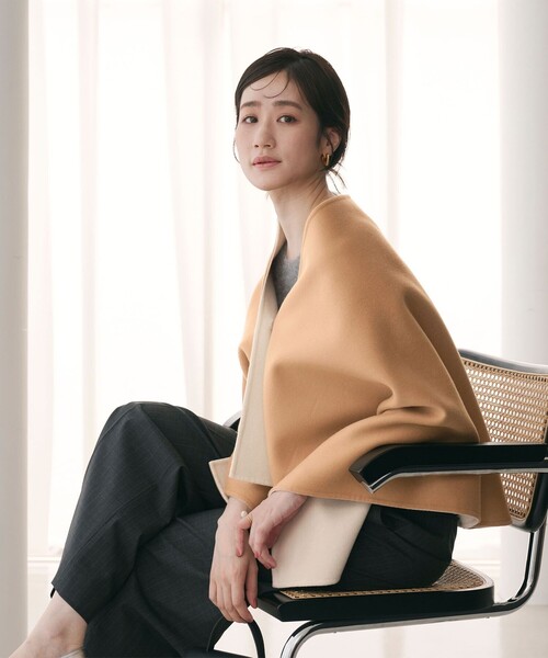 UNITED ARROWS /リバー バイカラー コート/スカート/セットアップ ユナイテッドアローズのノーカラーコートの商品一覧