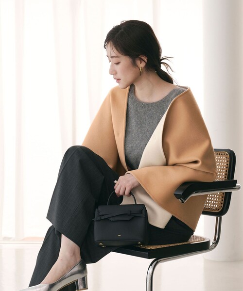 【未使用タグ付き】BEAUTY&YOUTH モッサショールカラーリバーコート UNITED ARROWS コート アウター バイカラー リバー ストール