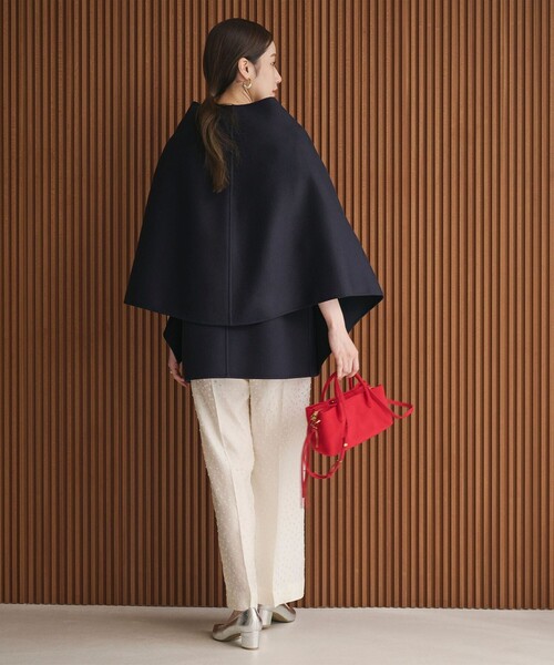 BY ユナイテッドアローズ ウール ショートコート ポンチョ マント キャメル ユナイテッドアローズ zozo（UNITED ARROWS／レディースその他