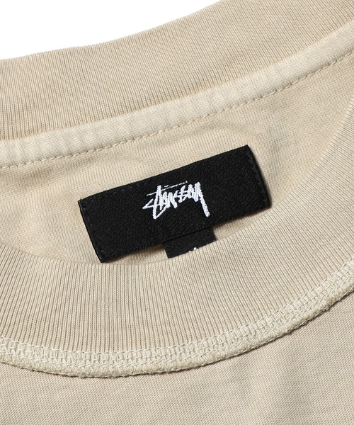 STUSSY 「STUSSY」 7分袖Tシャツ X-LARGE ブラウン メンズ