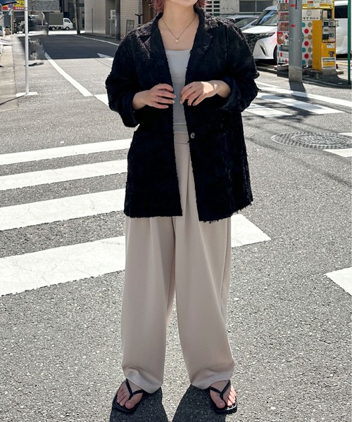 PILIT ジャケット テーラードジャケット ジャガードジャケット