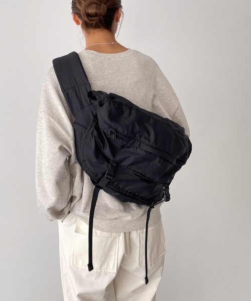 レディースメッセンジャーバッグ　ブラック CANAL JEAN（キャナルジーン） メッセンジャーバッグ ONE SIZE