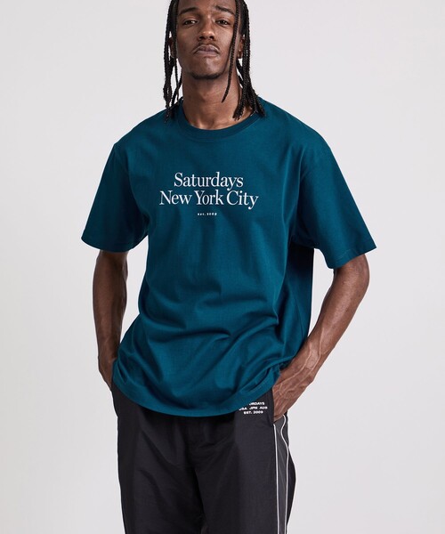 【ワイン（66）】Saturdays TM Standard SS Tee Saturdays NYC（サタデーズ ニューヨークシティ） tシャツ Saturdays