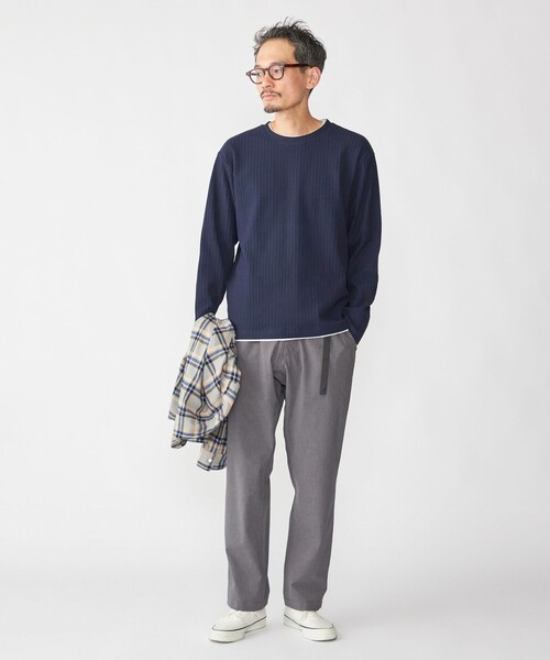 シップス（SHIPS）/SHIPS: フェイク レイヤード クルーネック ロングスリーブ SHIPS（シップス） tシャツ SHIPS: フェイク レイヤード クルーネック