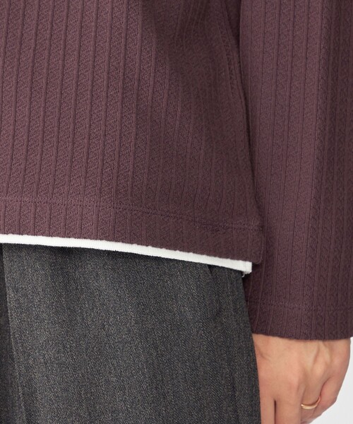 SHIPS（シップス） tシャツ SHIPS: フェイク レイヤード クルーネック