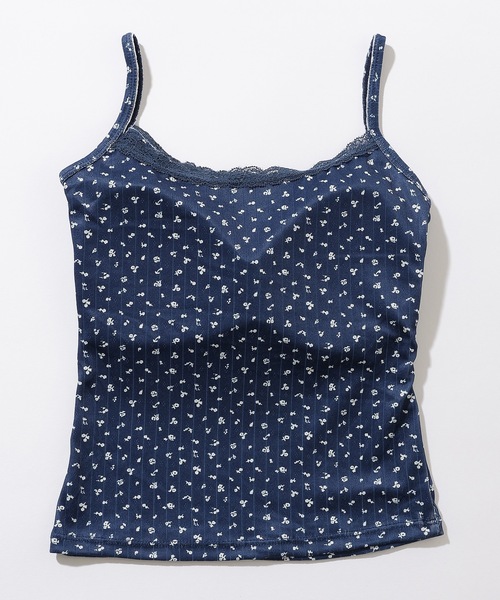 Lace Ladies（レースレディース） キャミソール 小花柄 レース リボン