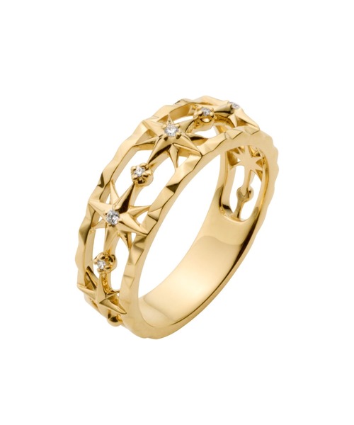 VENDOME AOYAMA（ヴァンドーム青山） 指輪 リング K18YG ダイヤモンド