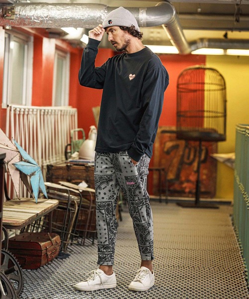 felkod（フィルコッド） パンツ mp14091-Bandana Cardboard Knit Zip 