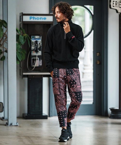 felkod（フィルコッド） パンツ mp14091-Bandana Cardboard Knit Zip