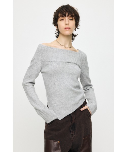 MOUSSY(マウジー) ニット セーター 「25年AW新作」ASYMMETRY MOUSSY(マウジー) ニット セーター 「25年AW新作」ASYMMETRY