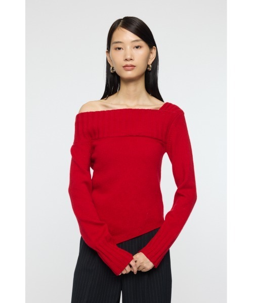Moussy ASYMMETRY トップス MOUSSY | ASYMMETRY トップス (ニット ) |SHEL'TTER WEBSTORE