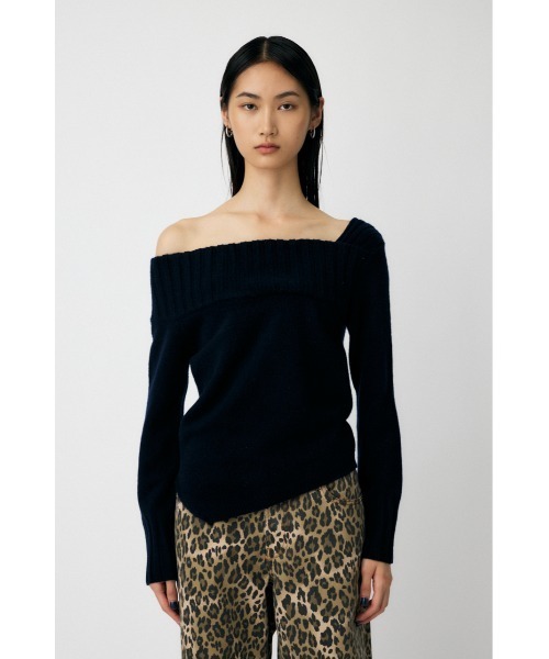 MOUSSY（マウジー） ニット セーター 「新色登場」ASYMMETRY トップス