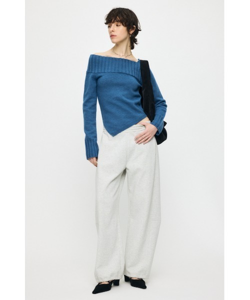 MOUSSY（マウジー） ニット セーター 「新色登場」ASYMMETRY トップス