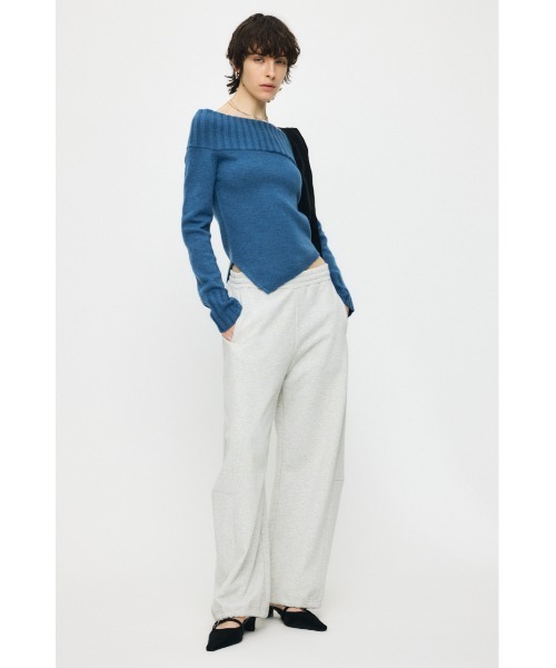 MOUSSY（マウジー） ニット セーター 「新色登場」ASYMMETRY トップス