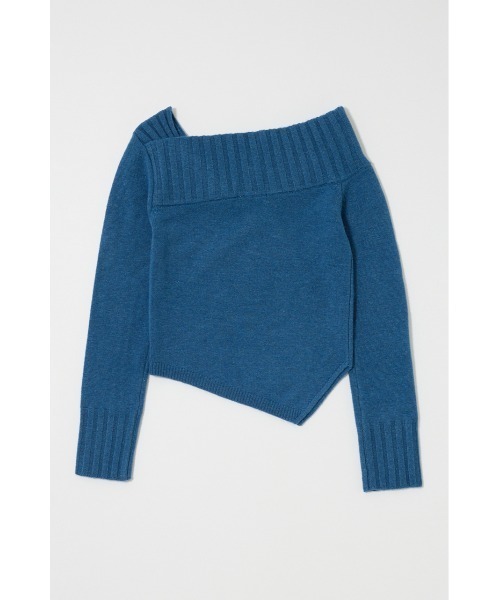 MOUSSY（マウジー） ニット セーター 「新色登場」ASYMMETRY トップス