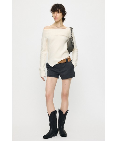 moussy ASYMMETRY トップス MOUSSY | ASYMMETRY トップス (ニット ) |SHEL'TTER WEBSTORE