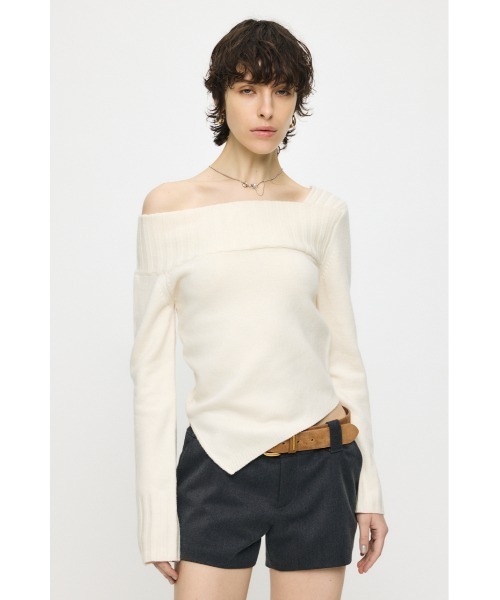 MOUSSY（マウジー） ニット セーター 「新色登場」ASYMMETRY トップス