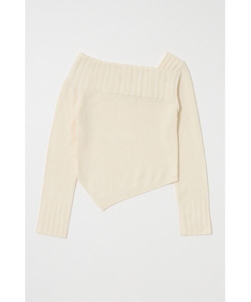 MOUSSY（マウジー） ニット セーター 「新色登場」ASYMMETRY トップス