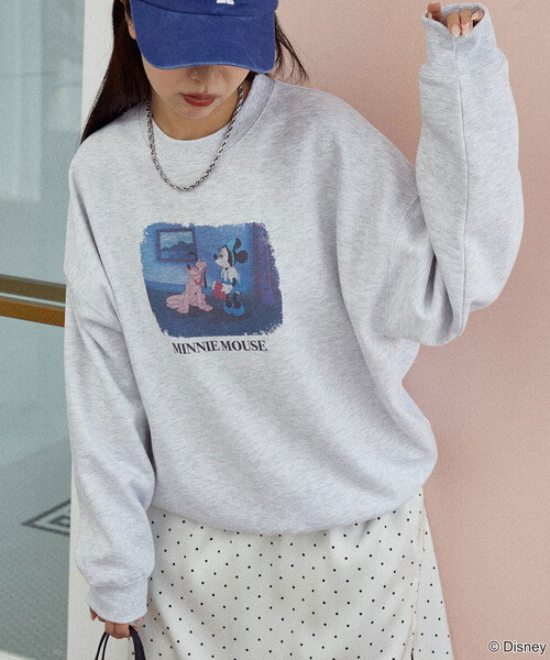 PUBLUX（パブリュクス） トレーナー スウェット Minnie Mouse/ミニー
