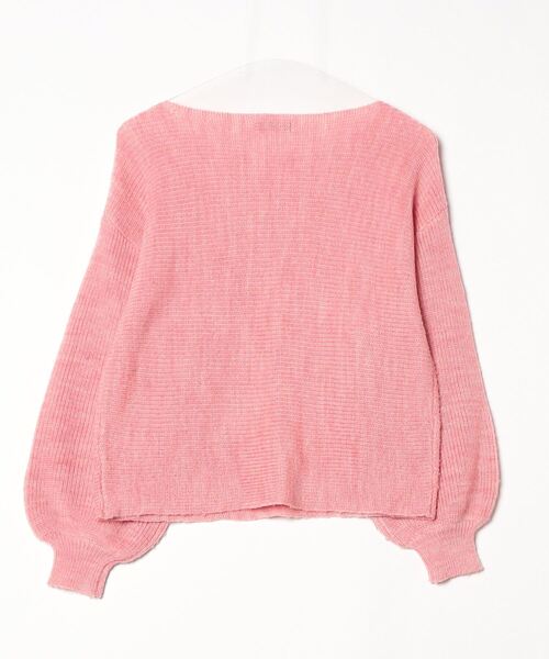 「7-ID concept.」 長袖ニット 38 ピンク レディース_画像2