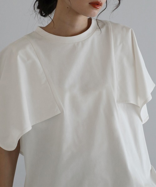 「Bonjour Sagan」 半袖カットソー FREE ホワイト レディース_画像9