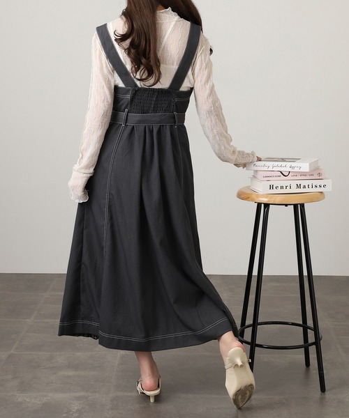 Nohea ジャンパースカート チェックプリーツ切替ジャンスカ : ZOZOTOWN