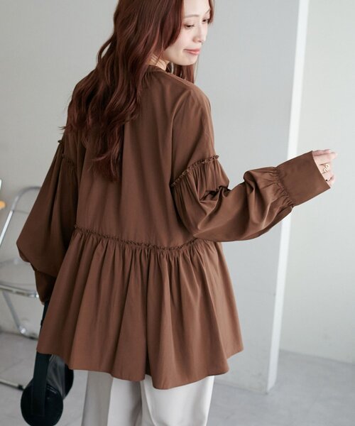 Discoat（ディスコート） ブラウス シャツ 「WEB限定」切り替え