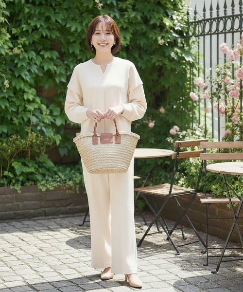 Lateru ニット セーター ニットトップス V カット 大人フェミニン