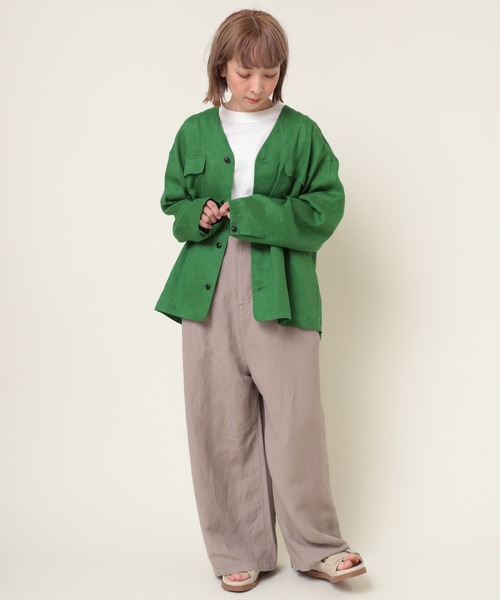 「RNA-N」 オーバーオール MEDIUM グレイッシュベージュ レディース_画像7