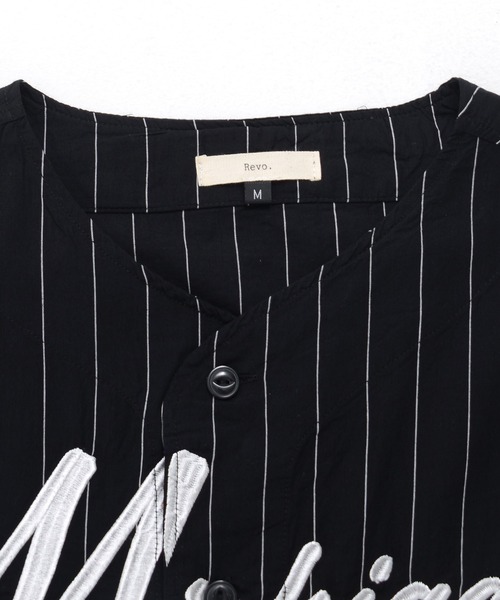 「Revo.」 半袖シャツ M グリーン メンズ_画像4