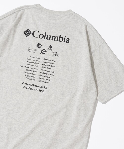 FREAK'S STORE（フリークスストア） 「Columbia」半袖Tシャツ LARGE