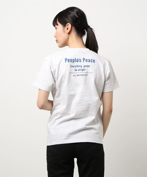 「ALL ORDINARIES」 半袖Tシャツ M ネイビー レディース_画像9