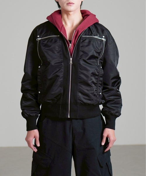 Chikashitsu+（チカシツプラス） ma1 ma-1 メンズ レディース