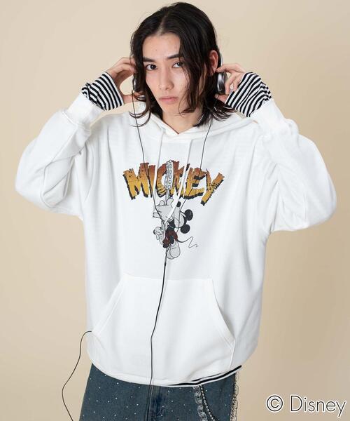 Disney（ディズニー） パーカー ∴WEGO/DISNEYグラフィックプル