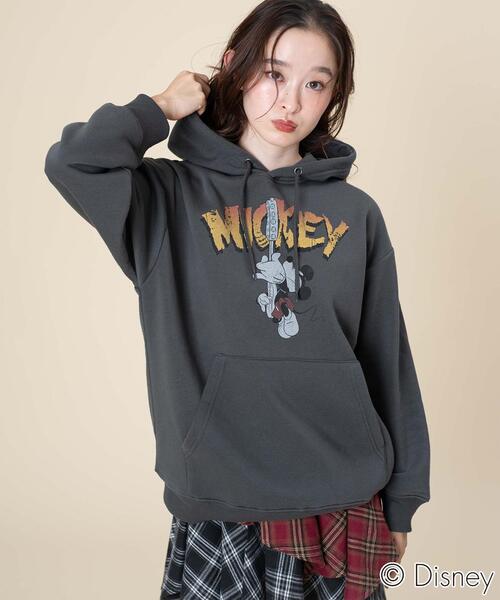 Disney（ディズニー） パーカー ∴WEGO/DISNEYグラフィックプル