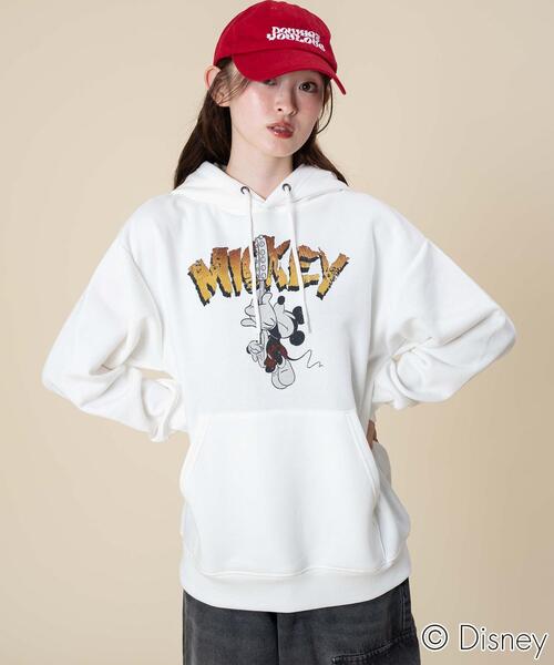 Disney（ディズニー） パーカー ∴WEGO/DISNEYグラフィックプル