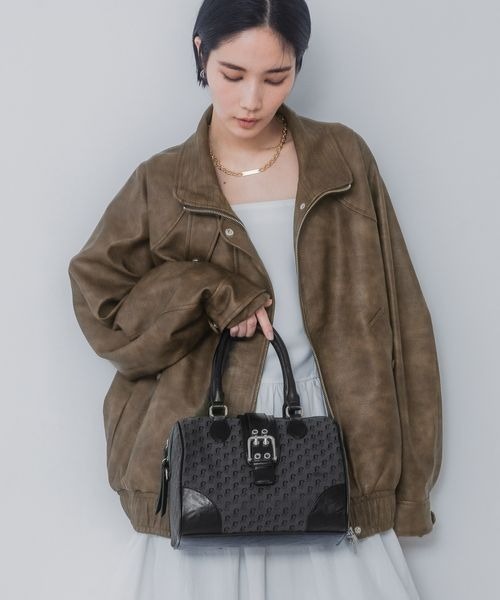 JEANASIS ジーナシス　ヴィンテージレザーBIGブルゾン　新品未使用 楽天市場】ヴィンテージレザーBIGブルゾン JEANASIS ジーナシス