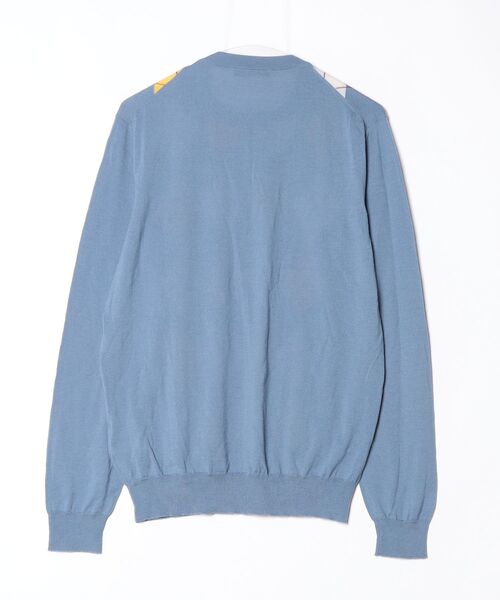 PRADA（プラダ） 長袖ニット - ブルー メンズ : ZOZOTOWN Yahoo!店