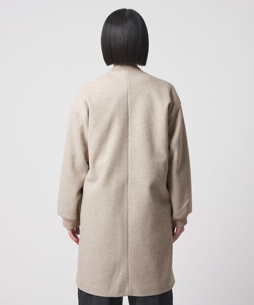 A DAY IN THE LIFE ブルゾン アウター ニットメルトン ロングブルゾン