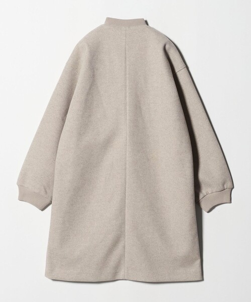 A DAY IN THE LIFE ブルゾン アウター ニットメルトン ロングブルゾン