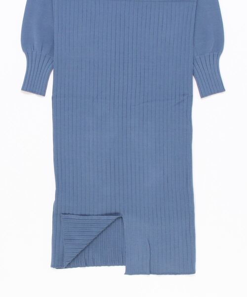 「Torrazzo Donna」 ニットワンピース FREE ロイヤルブルー レディース_画像2