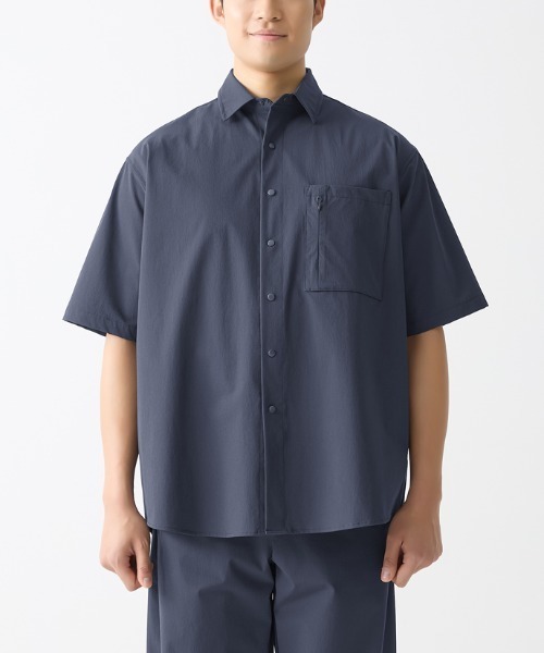 「BODY WILD」 半袖シャツ LARGE ブラック メンズ_画像8