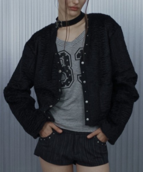 SETUPEXE ジャケット ノーカラージャケット 「SETUP‐EXE」SHORT CHOKER